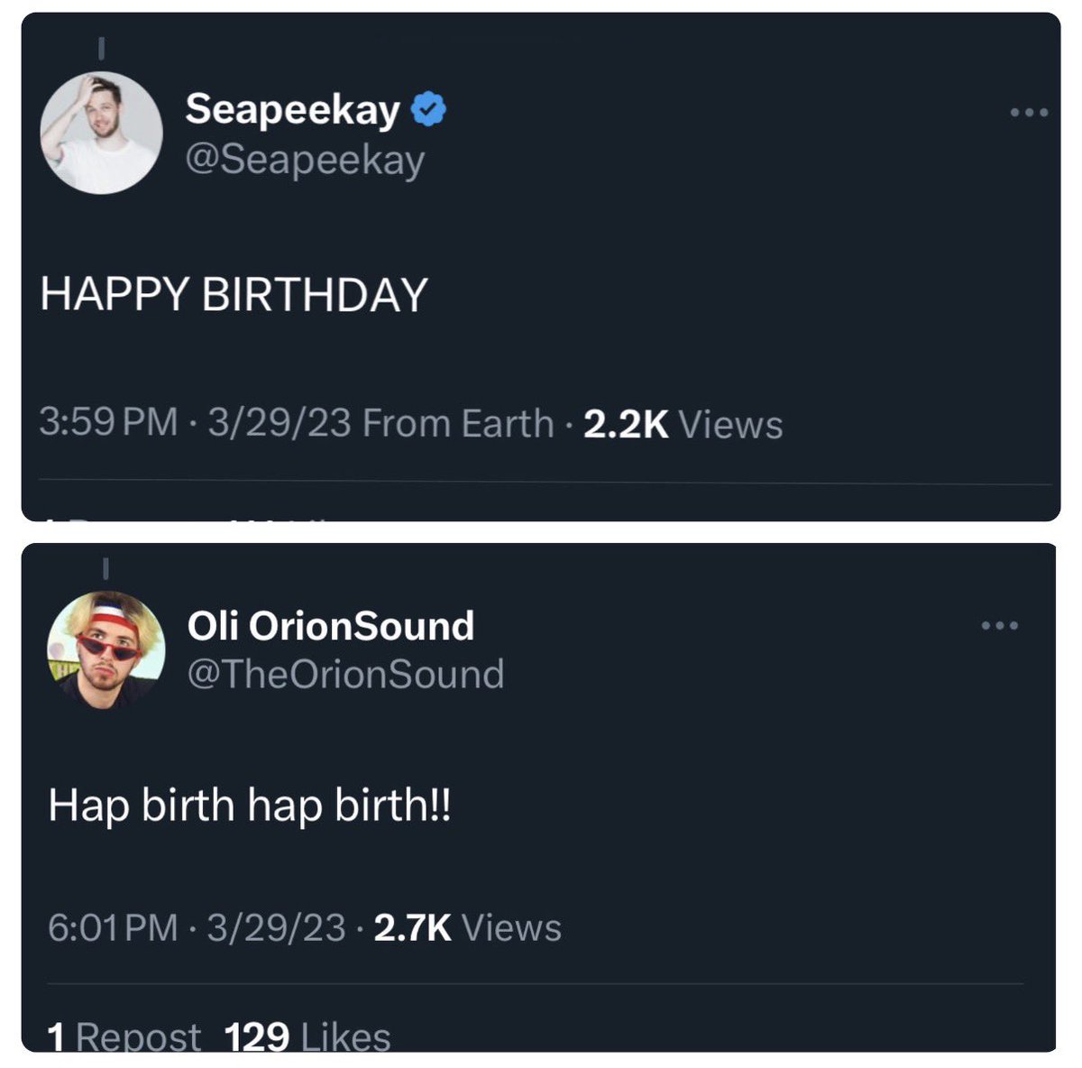 cheemssoup's tweet photo. Tradition to post for my birthday and get Oli and Callum to wish me a happy birthday. The trend has been going for years. Can say, without a doubt, the only YouTubers I watch CONSISTENTLY. I’ll see you guys next year, thanks for making my birthday fun ◡̈ https://t.co/Tg1PQEZNww