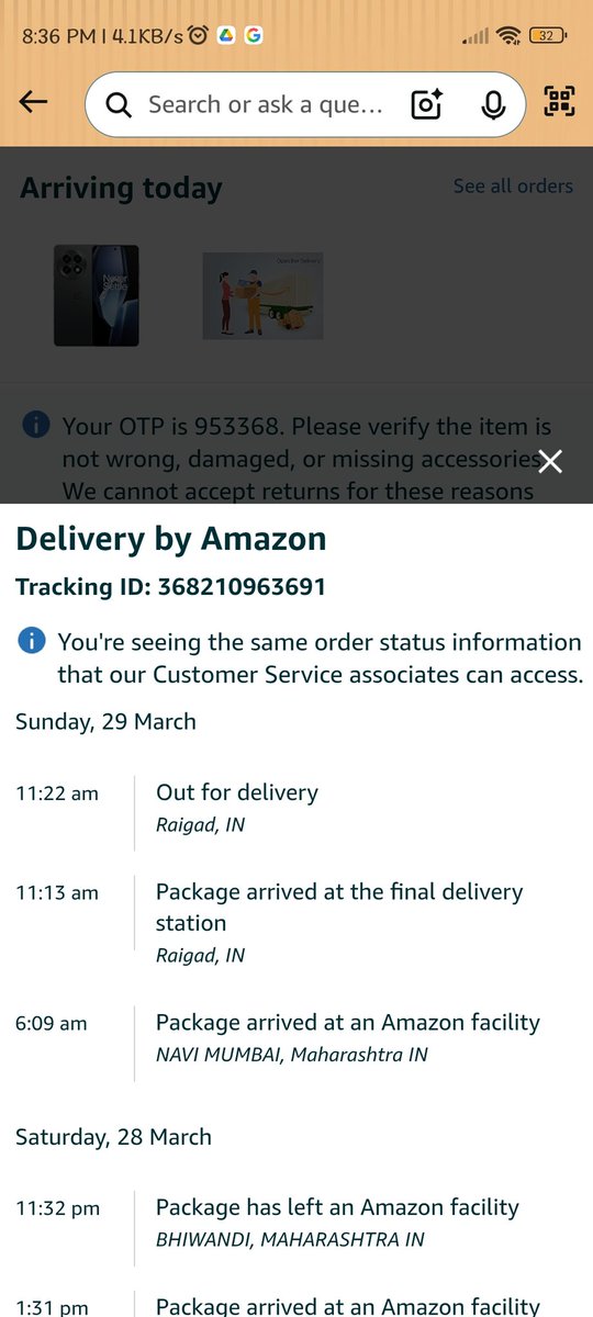 Rohan267's tweet photo. Delivery person declined delivery of my mobile, asked for OTP first even though it was open delivery. Paid extra for open delivery just to spoil the mood. @amazonIN @amazon wasted my entire day. He shows up at 8:30 PM and then declines delivery. Special moments ruined https://t.co/FusvzIiWUH