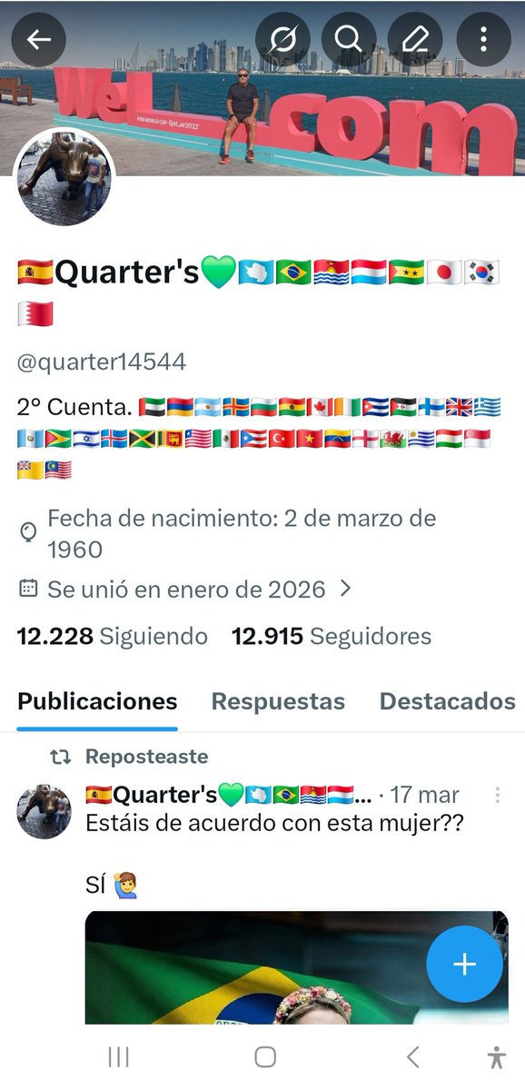 🇪🇸Quarter's💚🇦🇶🇧🇷🇰🇮🇱🇺🇸🇹🇯🇵🇰🇷🇧🇭 tweet media