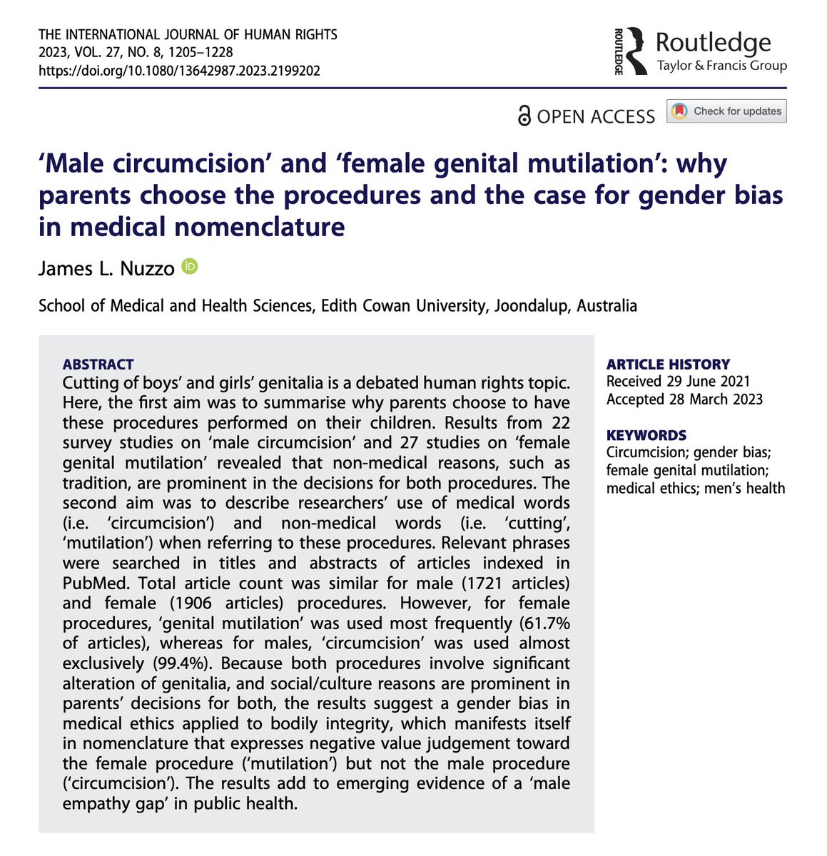 James L. Nuzzo, PhD tweet media