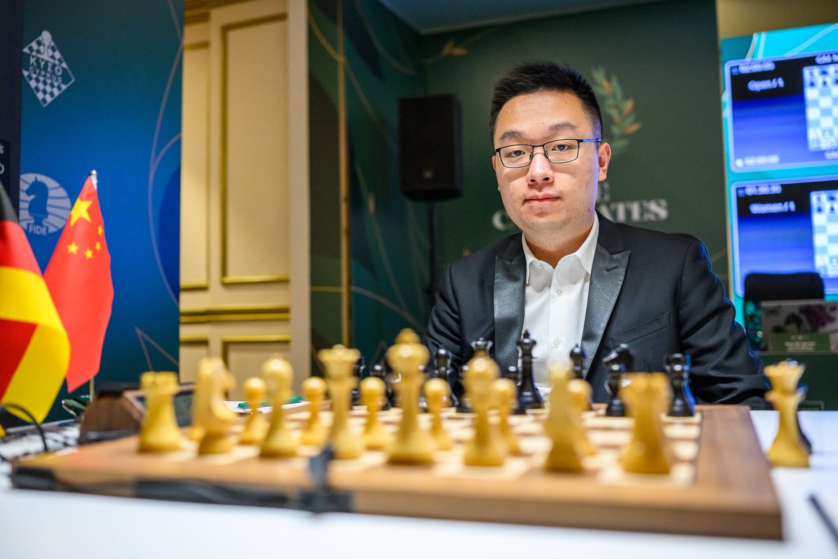 ChessbaseIndia's tweet image. The first result of FIDE Candidates 2026 comes in - Matthias Blübaum makes a solid draw with the White pieces against Wei Yi!

Photos: Michal Walusza/FIDE
#chess #chessbaseindia #candidates