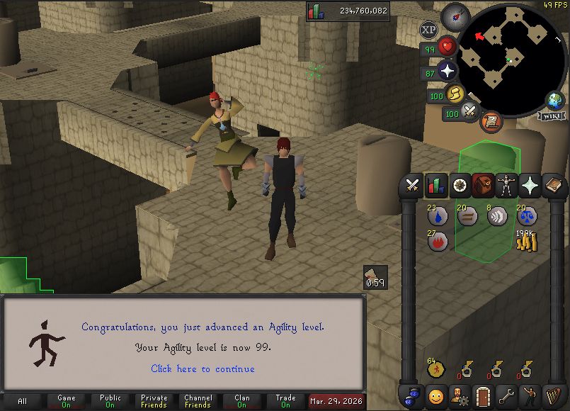 KnightlockRS's tweet photo. Went for this one to prove to myself that I have a chance to max one day. 7/24 https://t.co/D2XgQAgSX9