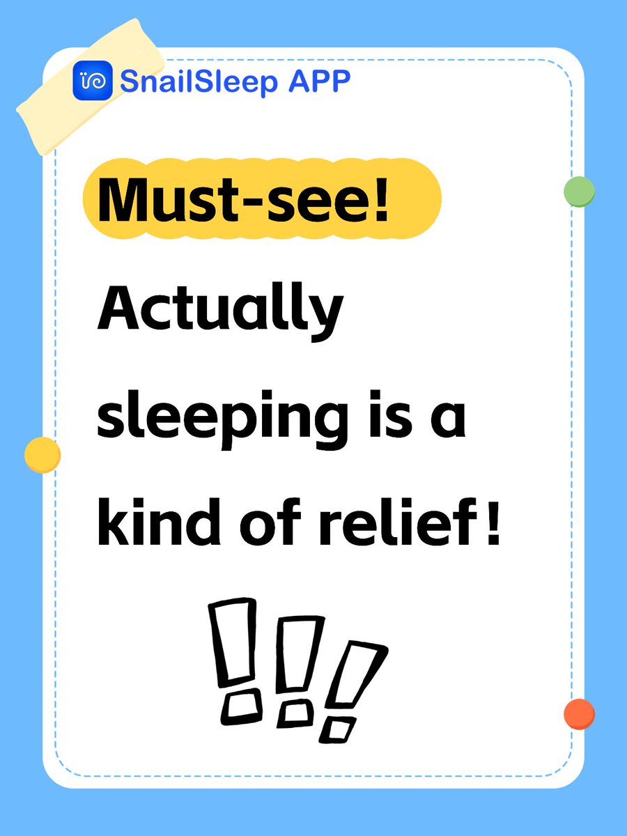 NiteNestAPP's tweet photo. Must - See!
Actually sleeping is a kind of relief!
#sleep 
#sleeping 
#sleepwell 
#health 
#healthyliving
#healthylifestyle https://t.co/iLRp0dpUnt