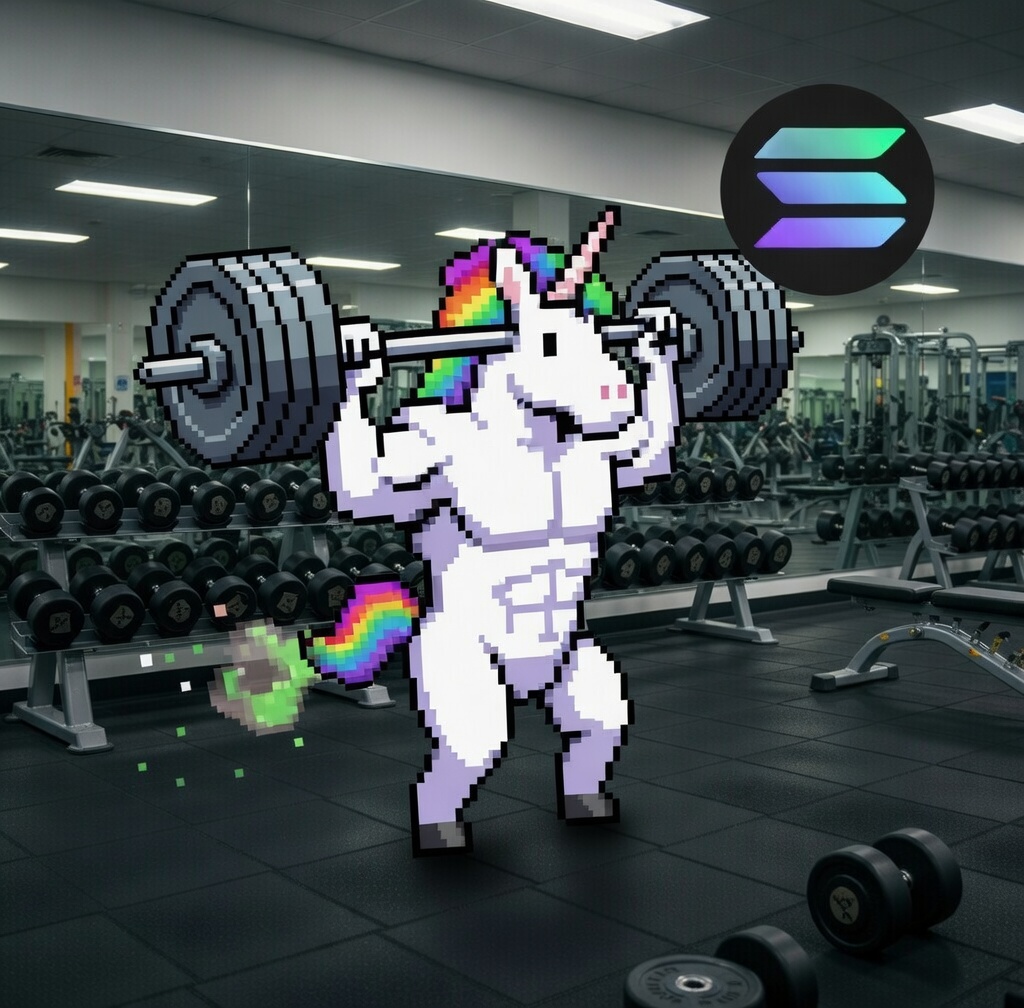 Pixelated Farting Unicorn tweet media