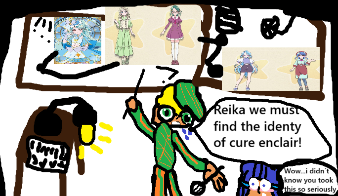 thetoukkisrob3's tweet photo. Reika´s totally normal husband #yumeship #yumetwt #Tanpri #precure #precurefanart #prettycure https://t.co/KlO4HfzUe0