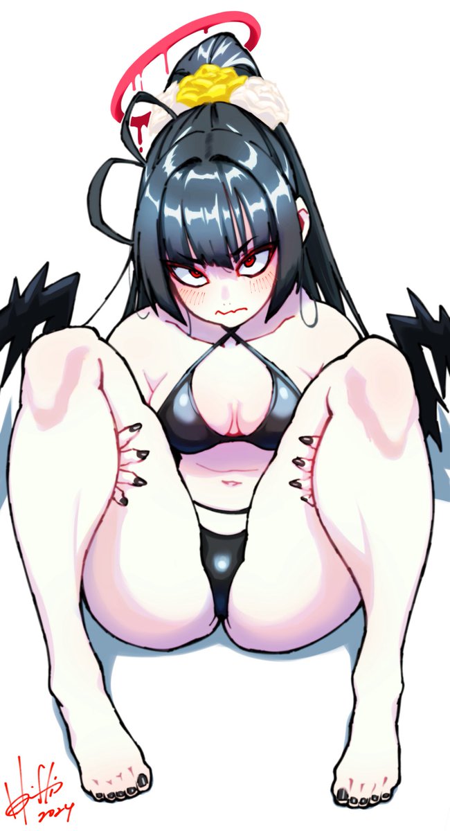 #私の絵の圧倒的なこだわり
もともと苦手分野なのですが…
だからこそこだわりたい脚腰まわり✨ 