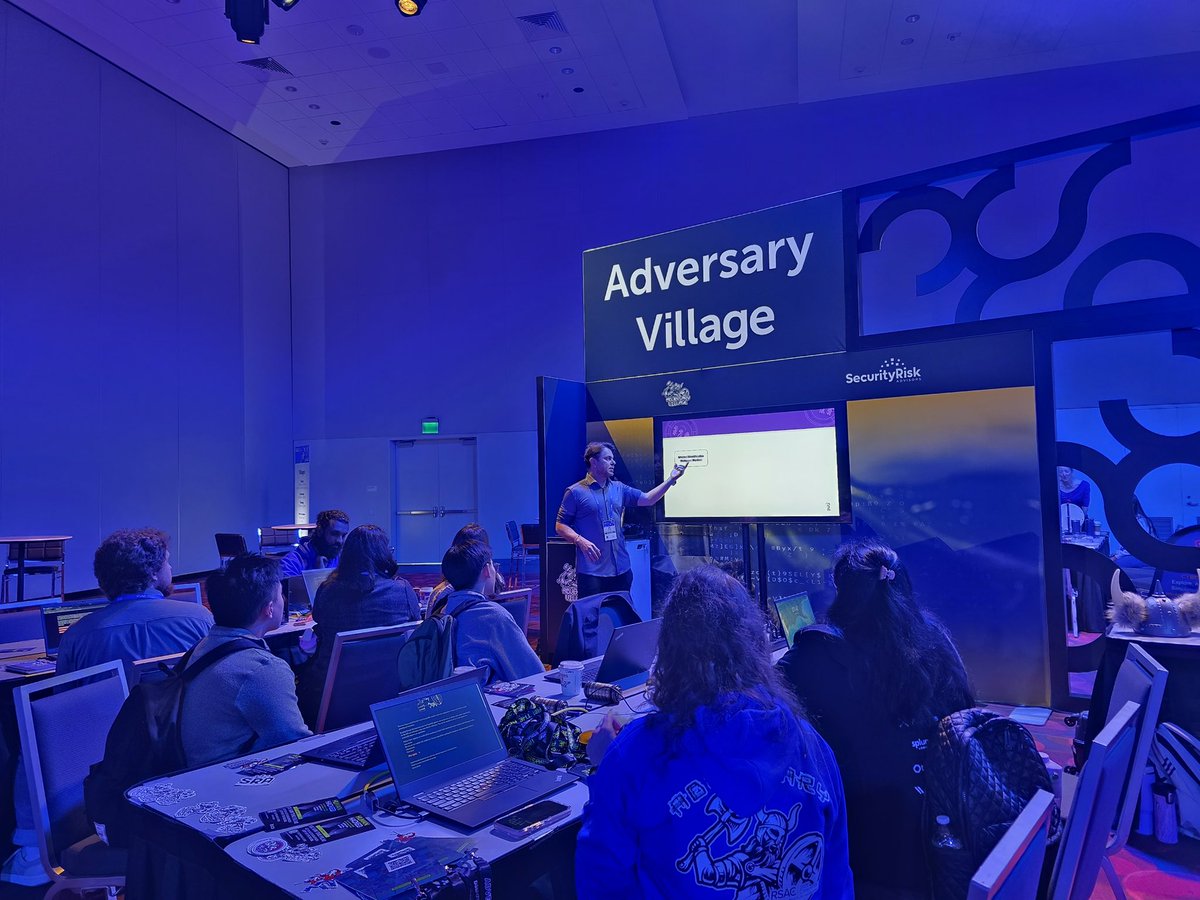 AdversaryVillag's tweet photo. A hands-on activity on “APT28 BadPaw/MeowMeow: From Manual Lab to Adversary Emulation” was conducted by @FilipiPires , Head of Technical Advocacy at @scythe_io , and Founder &amp; Investor at CROSS-INTEL at @AdversaryVillag at @OneRSAC 2026. 

#AdversaryVillage #RSAC2026 https://t.co/9xkXhFUbTP