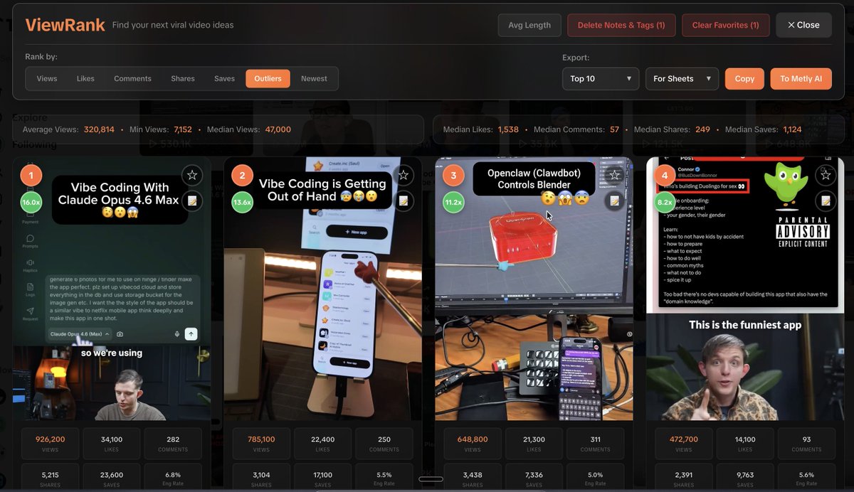 While waiting for Apple to approve my app, I'm building a SaaS tool to help creators discover viral video ideas.