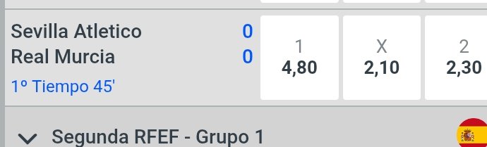 cuanto se paga el 0-0 en la primera mitad ? Y que gana el Sevilla, a mí no me la pegáis más sinvergüenzas
