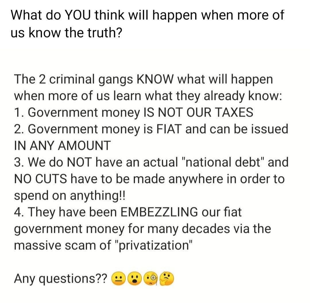DayryaTruth's tweet photo. @MartinDomi49103 @JeremyMacKenzi Lefter than left? Where and how? NDP is a BS party created to pretend that Canadians have options. You don't. The US took over Canada as of the 80s, doing their usual "privatization" of all government-funded systems and entities. NDP doesn't inform people of what we need to know. https://t.co/jjb8aQm0Es