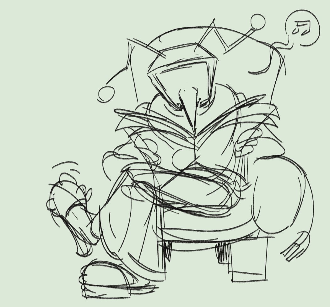 Bro thinks hes cute (he is) #tenna #doodle