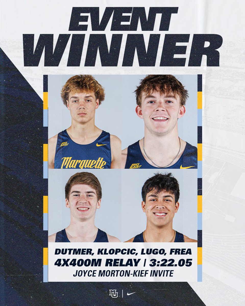 Marquette TF/XC tweet media