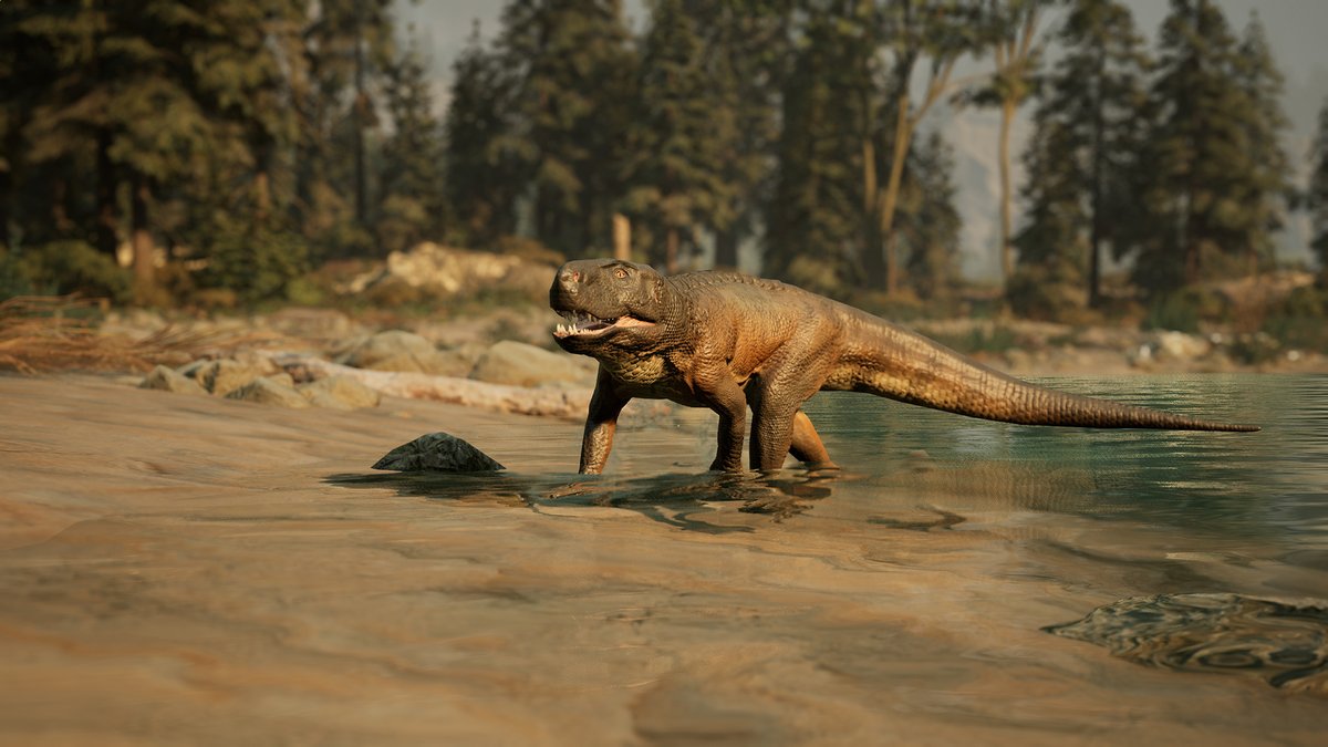 pathoftitans's tweet image. Critters started appearing in all different sizes a year ago, with baby critters for smaller dinos to hunt, and alpha critters to pose a challenge for those looking for it. What’s your go-to critter for snacking?

#pathoftitans #dinosaurs #dinosaurgame #game #gaming