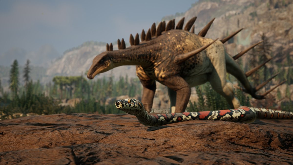 pathoftitans's tweet image. Critters started appearing in all different sizes a year ago, with baby critters for smaller dinos to hunt, and alpha critters to pose a challenge for those looking for it. What’s your go-to critter for snacking?

#pathoftitans #dinosaurs #dinosaurgame #game #gaming