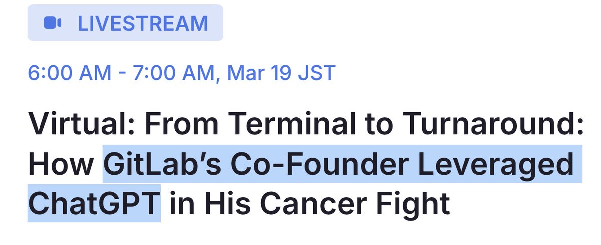 aleabitoreddit's tweet photo. Personalized AI medicine will likely be huge. 

Nobody wants to die early. 

Combining $HIMS to $TEM has immense potential. 

Here's just one example with Gitlab's CEO: 

> In 2023, Sijbrandij was diagnosed with osteosarcoma
> In July 2024, he announced the cancer had returned, despite multiple treatments
> By late 2024, he had reached the absolute end of standard of care medical options.
> Rather than accepting death, Sijbrandij decided to treat his cancer the same way he built GitLab as an engineering problem
> He began feeding ChatGPT massive amounts of his personal medical data from scans, blood test results, and tissue sample data. 
> ChatGPT and AI made novel targeted treatments after identifying mutations, then how to attack them
> From there, he applied for unapproved, experimental drug and received it
> The approach worked. Sijbrandij managed to stall and turn around a terminal prognosis with AI.

We've seen this success story with Gitlab's CEO ( $TEM was explicitly listed the partner he used for the bulk RNA sequencing of his tumor ). 

As well as someone curing their own dog with AI recently. 

The potential if you can combine $HIMS (DTC distribution network) and $TEM (Personalized sequencing and AI treatment) into a scalable product is massive (though extremely challenging). 

The entire human population is the TAM.

And similar to the $AXTI InP situation with hyperscalers:

People will pay anything to not die (bottleneck). This is just a hint into where the future of healthcare is heading.