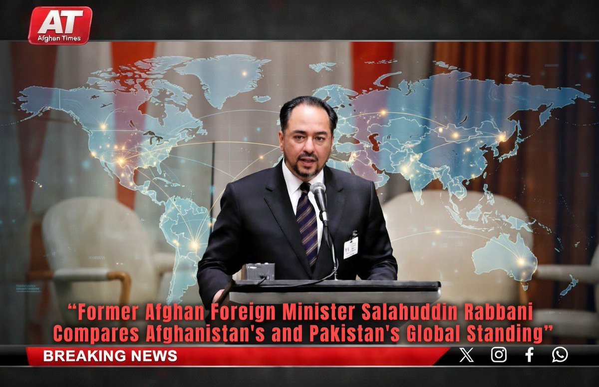 Salahuddin Rabbani contrasts Afghanistan's decline with Pakistan's rising global stature
