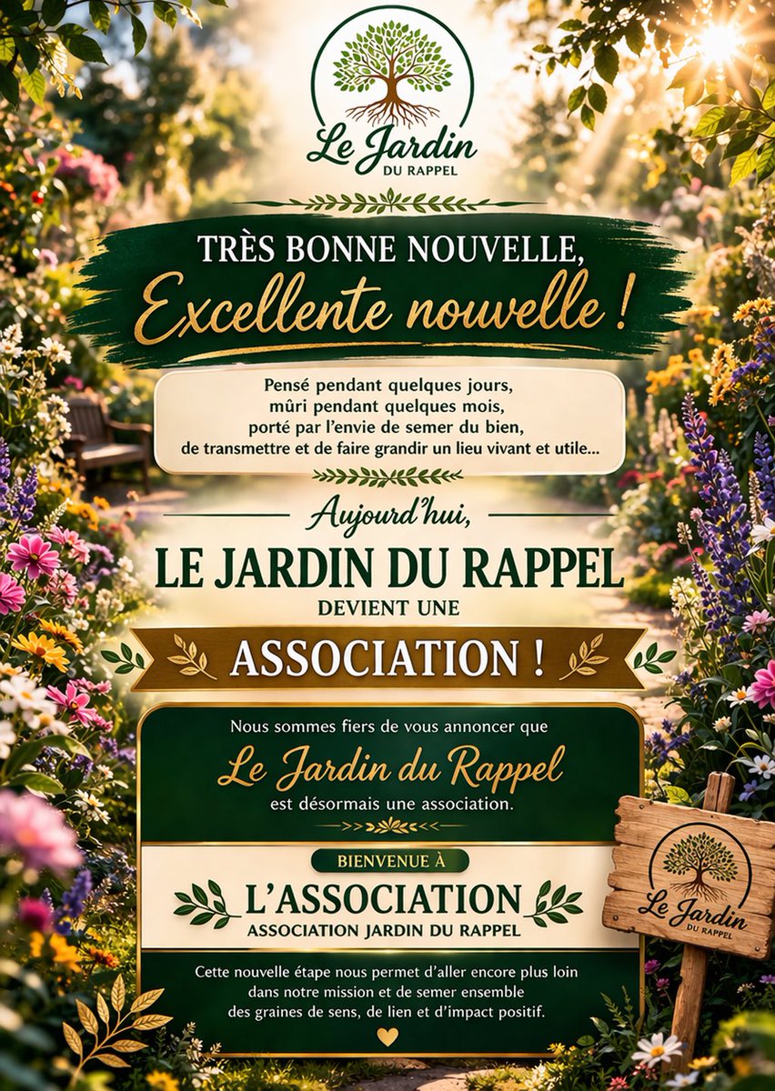Jardin Du Rappel tweet media