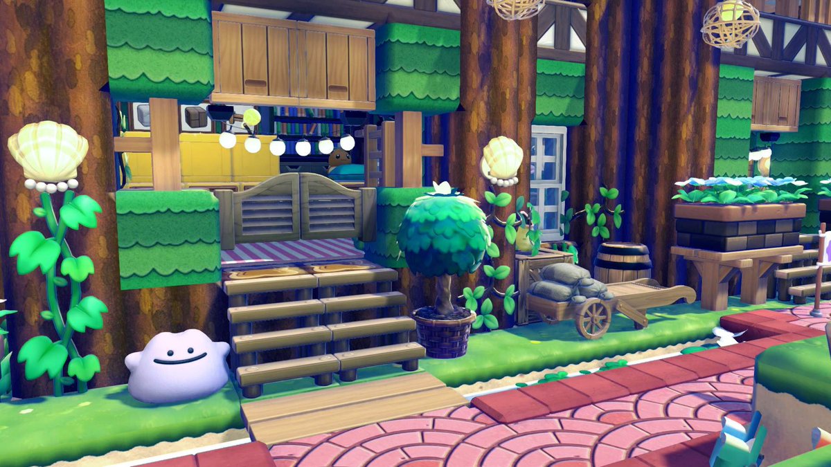 skeleturnips's tweet photo. Close up of my storage warehouse #pokopia already running out of space 😂💙 https://t.co/i9sqBeDTOt