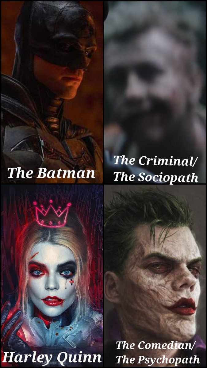Alberto35190033's tweet photo. @mattreevesLA @warnerbros @TheBatman please a movie soft inspired in The comic The three jokers A Psychopath and A Sociopath starrin  @anyataylorjoy #BillSkarsgård #RobertPattinson and @BarryKeoghan it will be an interesting and refreshing new iteration of this Iconic character https://t.co/2aGPvcuEkE