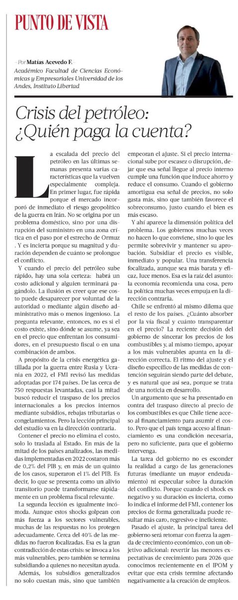 Cristián Larroulet Vignau tweet media