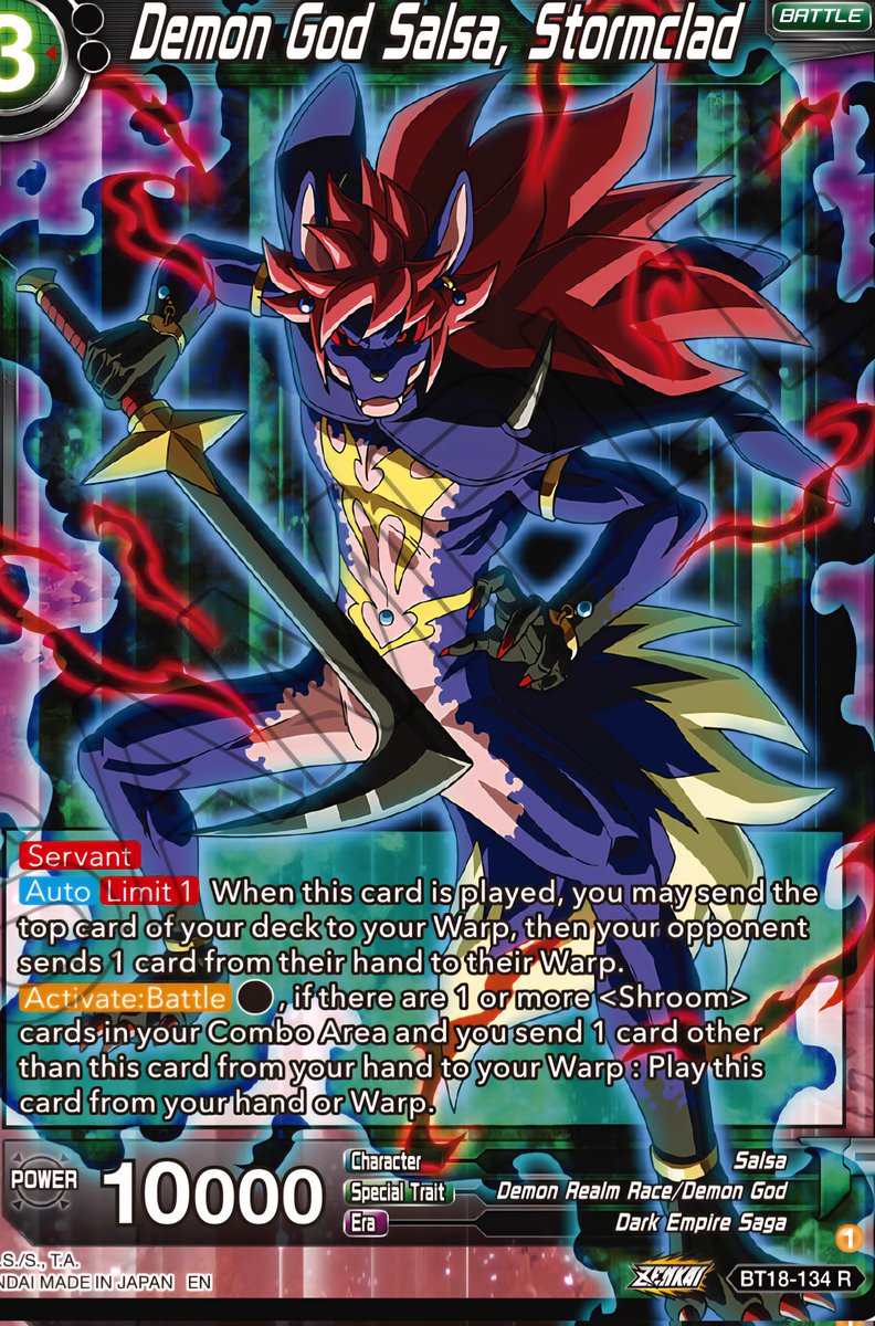 Dave2121LV's tweet image. #SDBH #DBSCG #dbscardgame
I managed to made &amp;amp; edit Majin Salsa (Dark Form) &amp;amp; Majin Shroom (Dark Form)  (BT18-134 R &amp;amp; BT18-131 R) into renders.🔥
