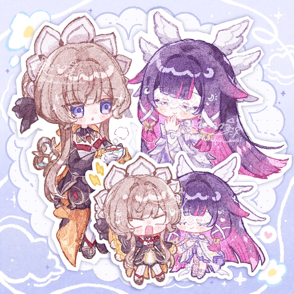 コロンビーナ #サンドローネ #原神 ☁໒꒱·ﾟ