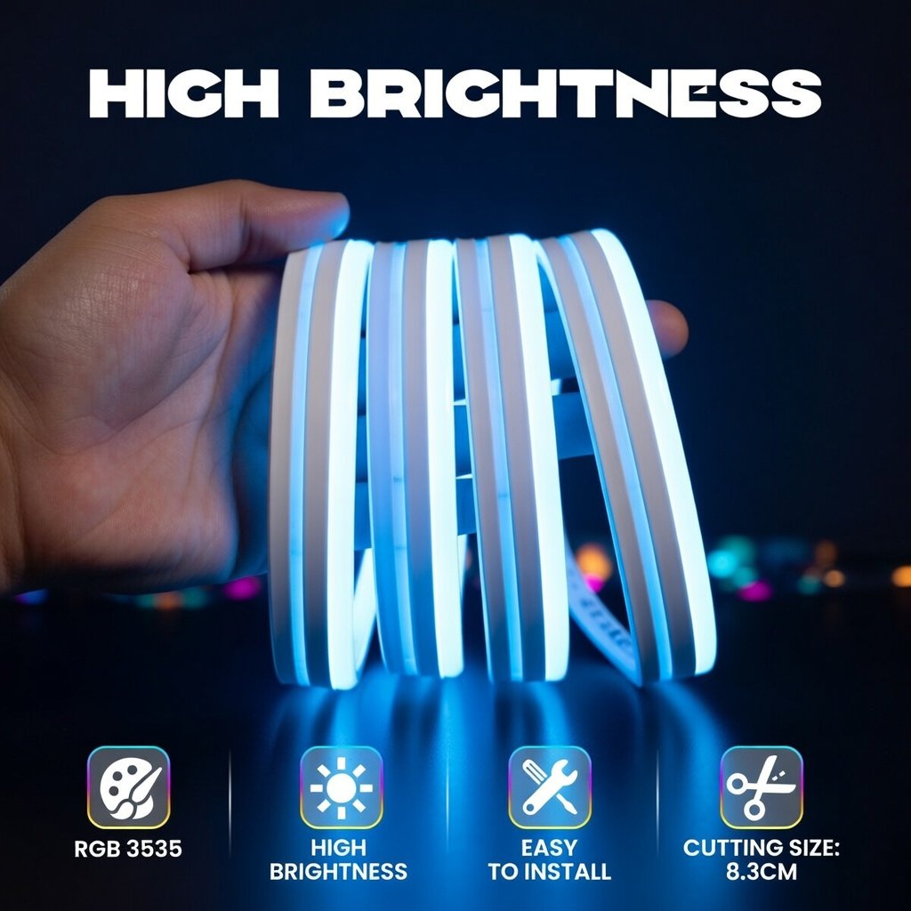 PrimeCartHaven's tweet image. 🎶 Lights that listen.
Our Premium RGB LED Neon Strip Light syncs to your music automatically no manual setup, just pure ambiance. ✨
Perfect for gaming setups, home studios, and modern living spaces. 🎮🏠
#RGBLighting
#RoomDecor
#GamingSetup
#SmartHome
#PrimeCartHaven