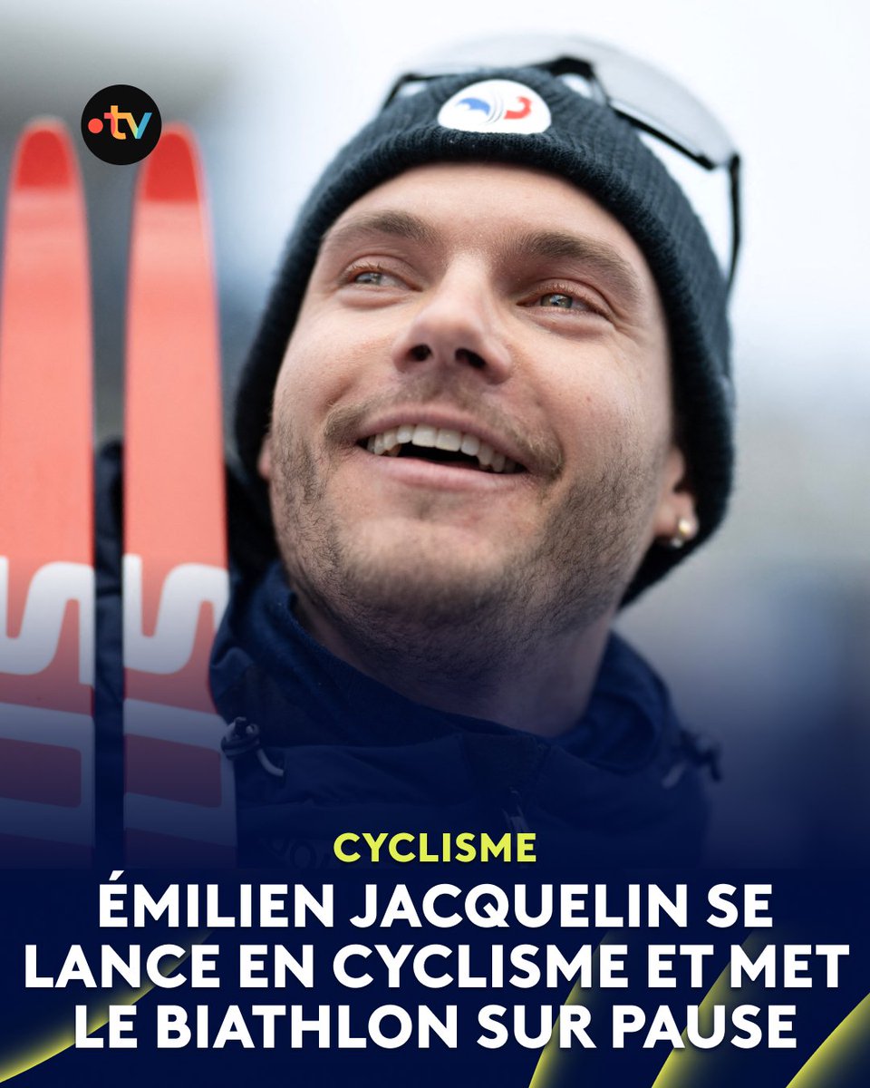 🚨 ÉMILIEN JACQUELIN SE LANCE DANS LE CYCLISME !

🚴 Grand passionné de vélo, le biathlète de 30 ans va rejoindre Decathlon-CMA CGM pour six mois en tant que stagiaire.