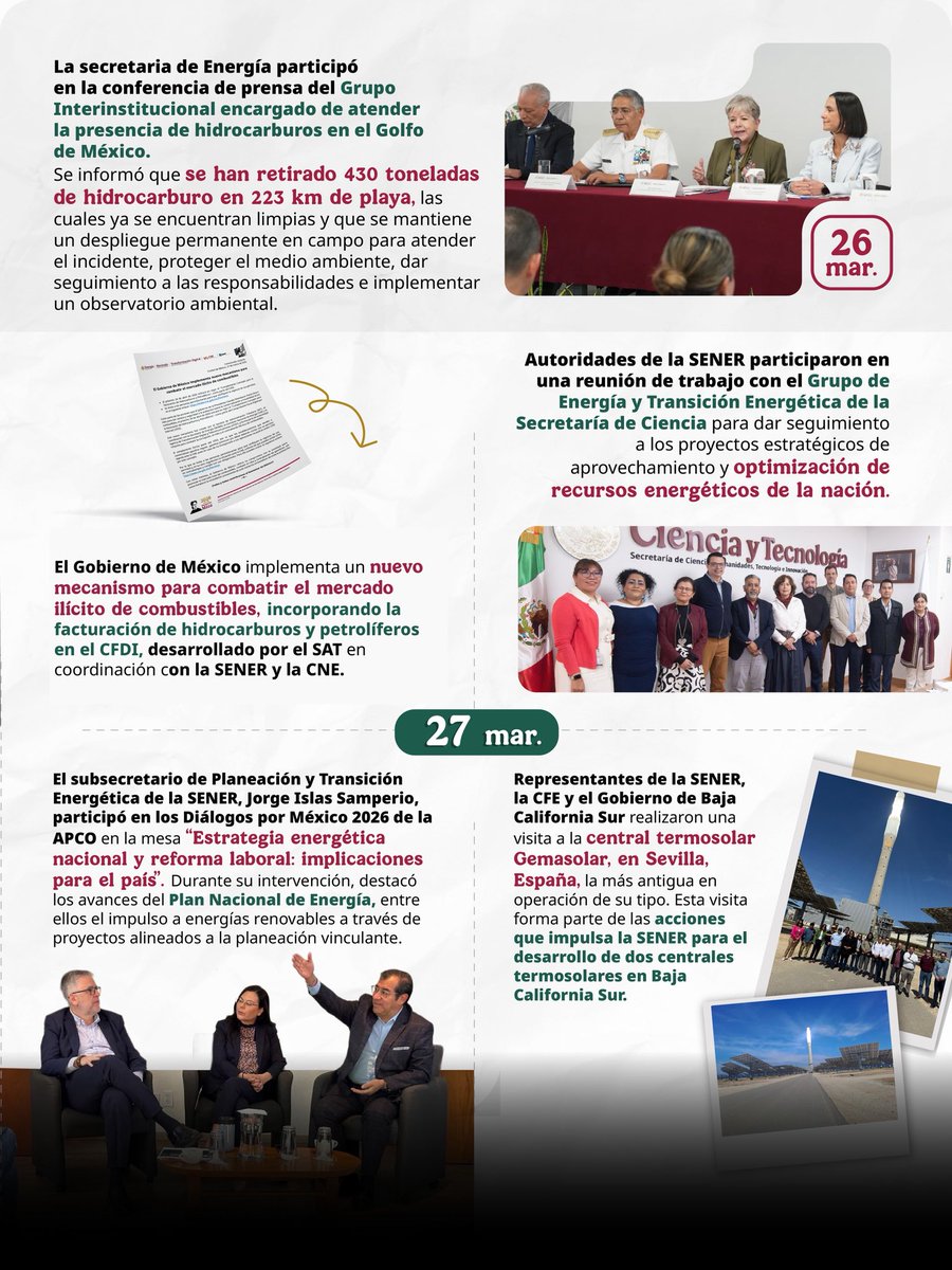 SENER México tweet media