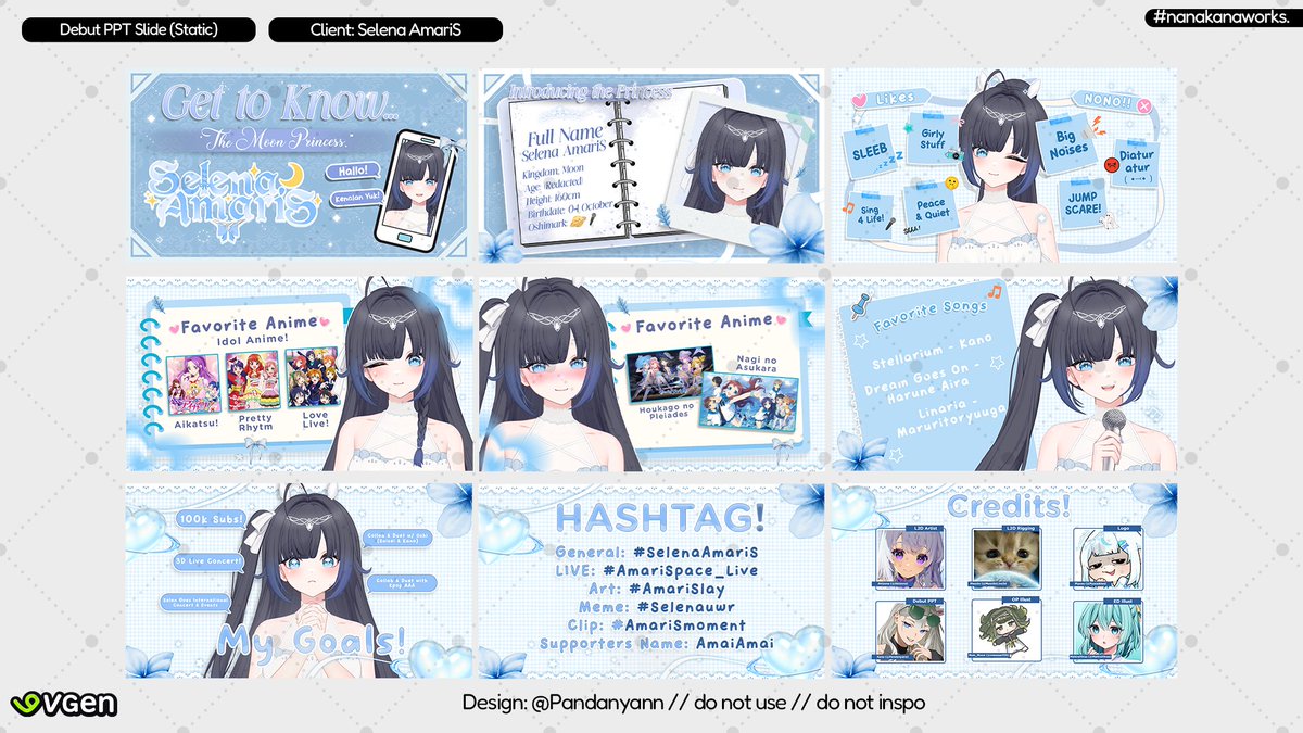 ♡ Comission Work ♡
—————
✦ Debut Invitation, Model Reveal, X Header, Debut PPT (Static)
✦ client: @.SelenaAmariS
thanks for the opportunity! <3
—————
⚠️please do not use, do not copy my design work!

Comms info:
◆ kananachizuvt.carrd.co

more sample: #nanakanaworks