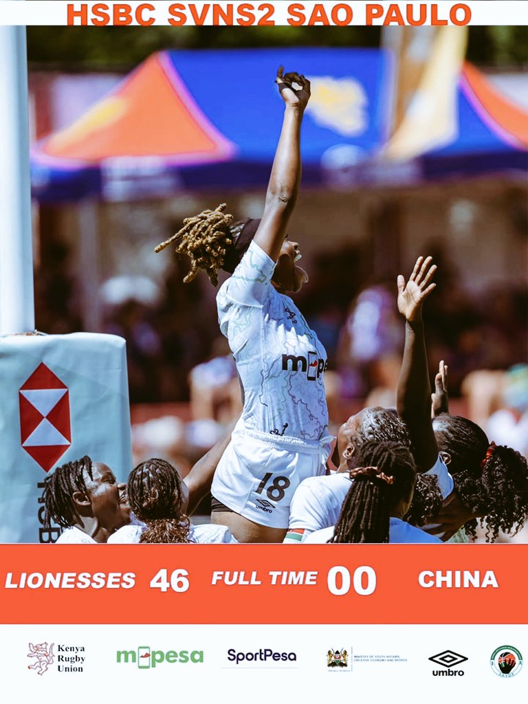 dun_lexas's tweet image. Championship 🏈🏉  
Lionesses thrash China in their 4th game #rugby 

#Lionesses #RoadToChampionship