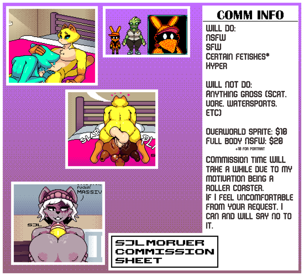 MorverFreaky's tweet photo. I'm opening commissions! You can DM me on here, and pay me through Ko-fi: https://t.co/VhM5s6j6Dd https://t.co/UoWAjccIOy