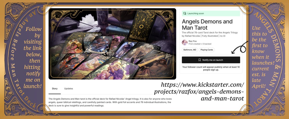 Angels, Demons, and Man Tarot tweet media