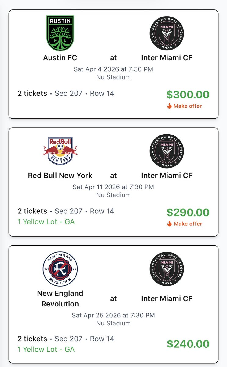 iTIXNOW's tweet photo. We’re excited to officially welcome Inter Miami CF to the iTIXNOW platform! ⚽💗

Buy and sell your tickets with ZERO fees no hidden costs, just the best deals directly between fans.

If you’re a season ticket holder, get verified and start listing today https://t.co/EZmhOz0kWa https://t.co/j2BaVdxLEa