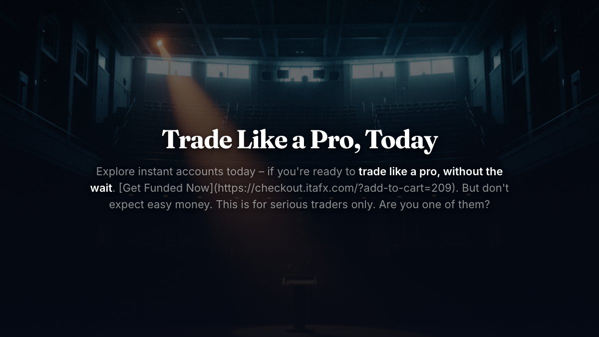 ITAfx Instant Funding tweet media