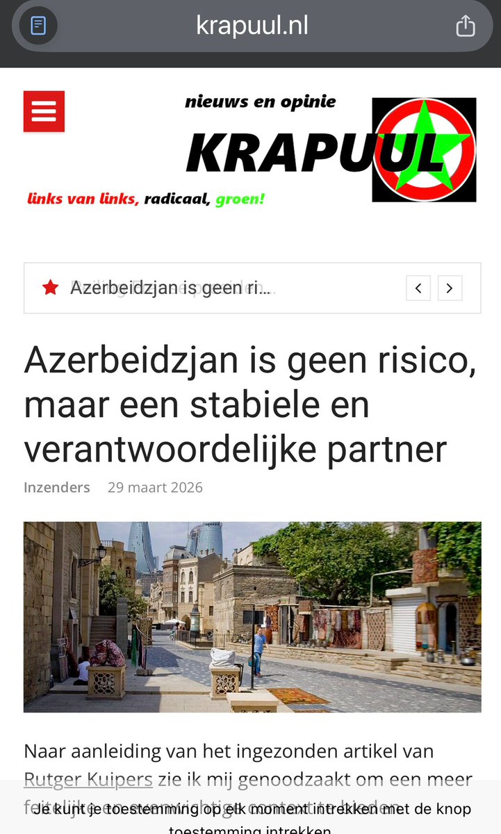 Frances46277047's tweet photo. Dank aan de redacties die mijn reactie hebben gepubliceerd en nuance hebben aangebracht bij de berichtgeving.  🇦🇿Azerbeidzjan is geen onveilig land, maar een betrouwbare en veilige partner in de regio.
https://t.co/GoZ7ooqFO9
https://t.co/cDQMO1gczV https://t.co/u5VY8tkB39
