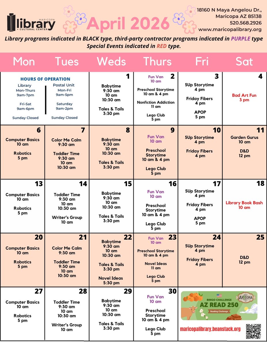 Maricopa Library tweet media