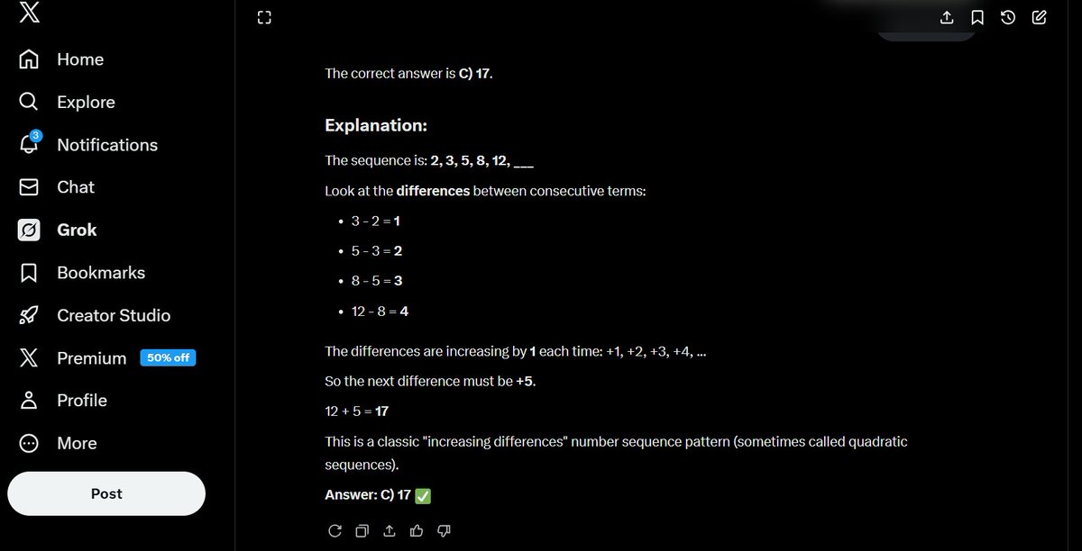 sailedzep's tweet photo. @OpenAI failed its own base level CogAT!!! explain this failure mode.  "plus" subscription reliability is "WTF" @grok got it! https://t.co/VcBVTDwYbs