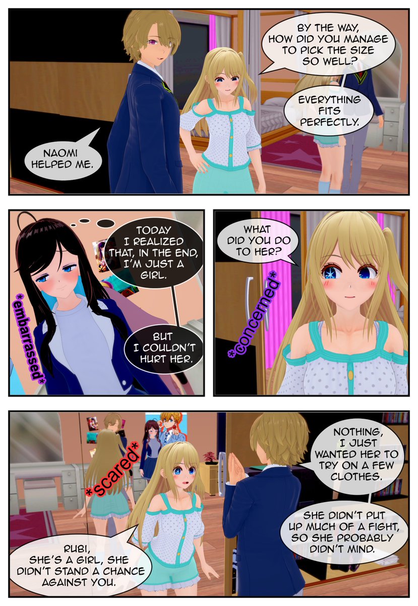 Ron5124's tweet photo. On the other side 5 Part1 #OshiNoKo #BodySwap #TSF #TGTF https://t.co/Xrm1W0KnFD