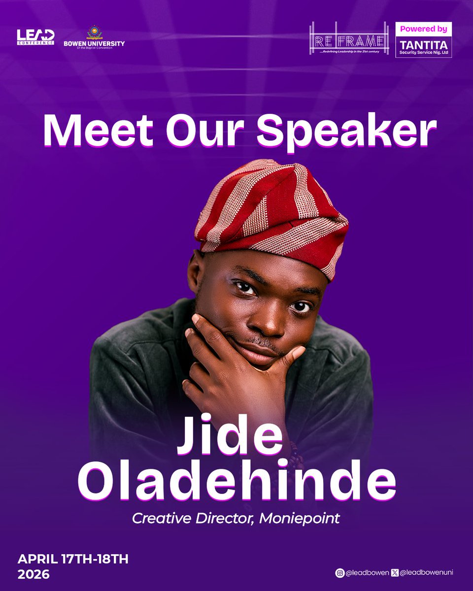 LEAD Conference, Bowen University tweet media