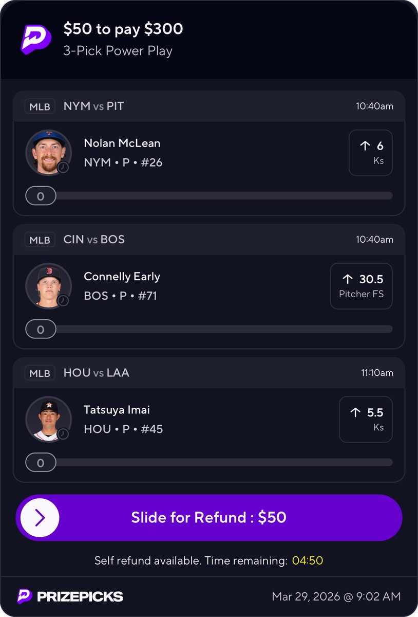 TopShelfPr0ps's tweet photo. MLB 6x ๐โพ๏ธ
Tail here ๐ซต๐พ๐๐พโ๏ธ
https://t.co/KaLVFhTRQC
Batter slips dropping in DubClub โ๏ธ
DubClub Discount LINK ๐ซต๐พ๐๐พ๐๐จ
https://t.co/aP8FXvVmae
Leave a comment/like if your tailing ๐๐พโโ๏ธ๐ซต๐พ๐๐พ๐ฌโค๏ธโ๐ฅ
#prizepicks #NFL #NBA #NBL #ausnbl #gamblingX #DFSprops #dubclub https://t.co/byOv5OZ1kH