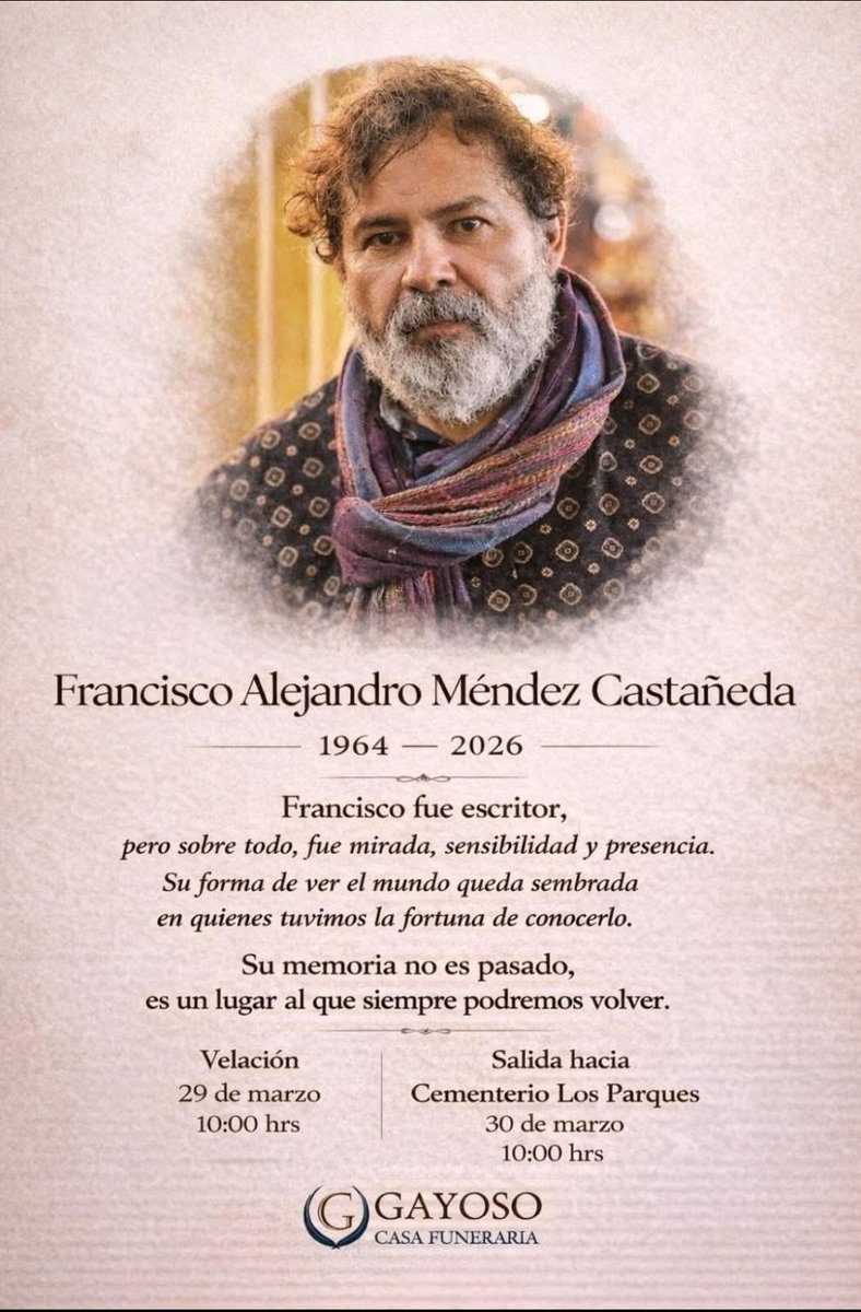 Admirable amigo. Te recordaré cuando compartimos la redacción de revista D de Prensa Libre. Te acababa de saludar. Quién iba a decir que fue el último abrazo. 😢