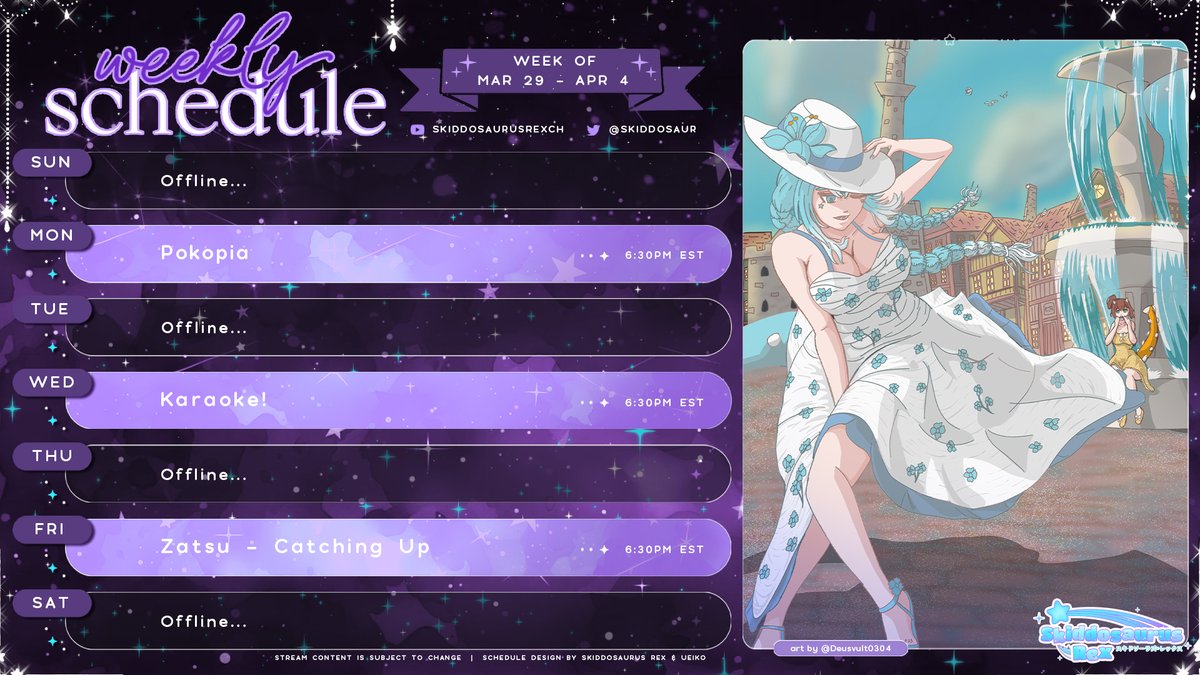 Skiddosaurus Rex 🦖✨| STREAM CELESTIA tweet media