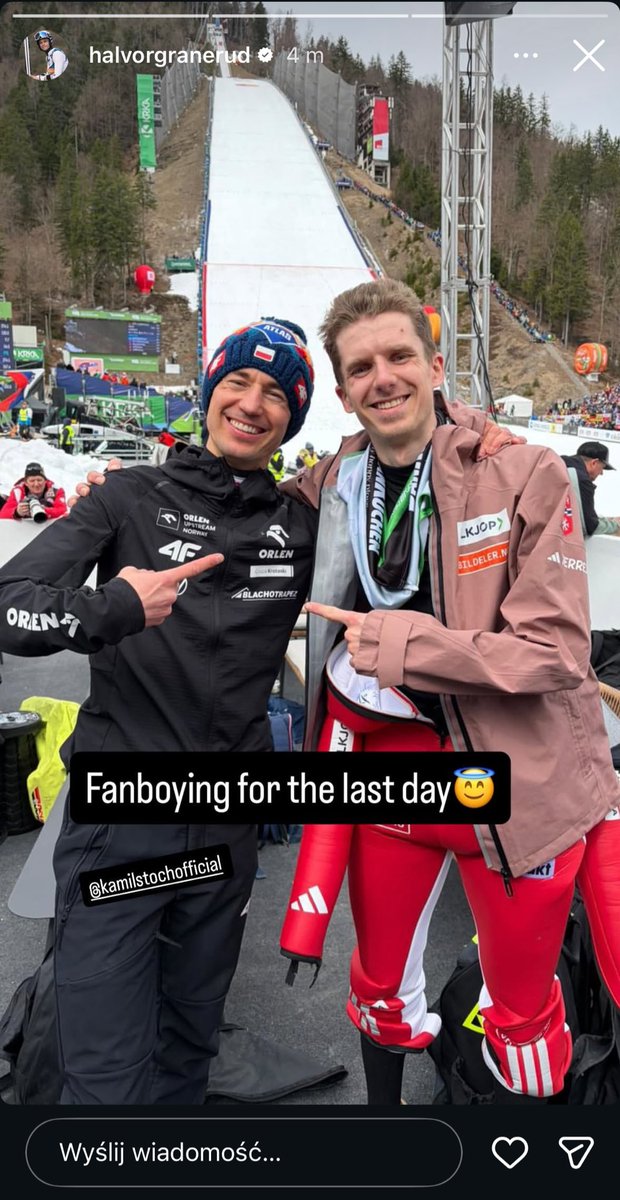 największy fan, pamiętamy orędzie z kibla❤️ #skijumpingfamily