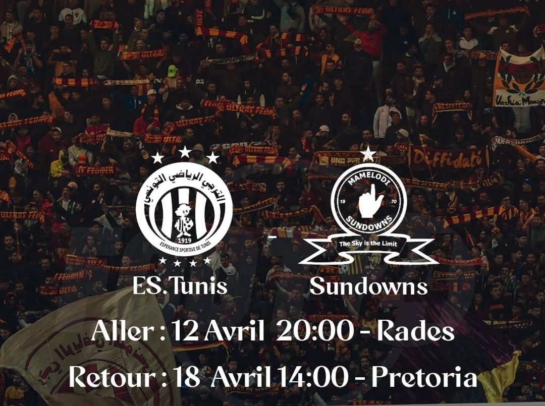 CSO_1919's tweet photo. Les dates de la demi-finale de la ligue des champions africaine 🏆 🌍

🏟️ 12/04 à Rades 🇧🇪🔥
🛫 18/04 à Pretoria 

#TotalEnergiesCAFCL
#CSO1919 https://t.co/AfZmWyCkB4