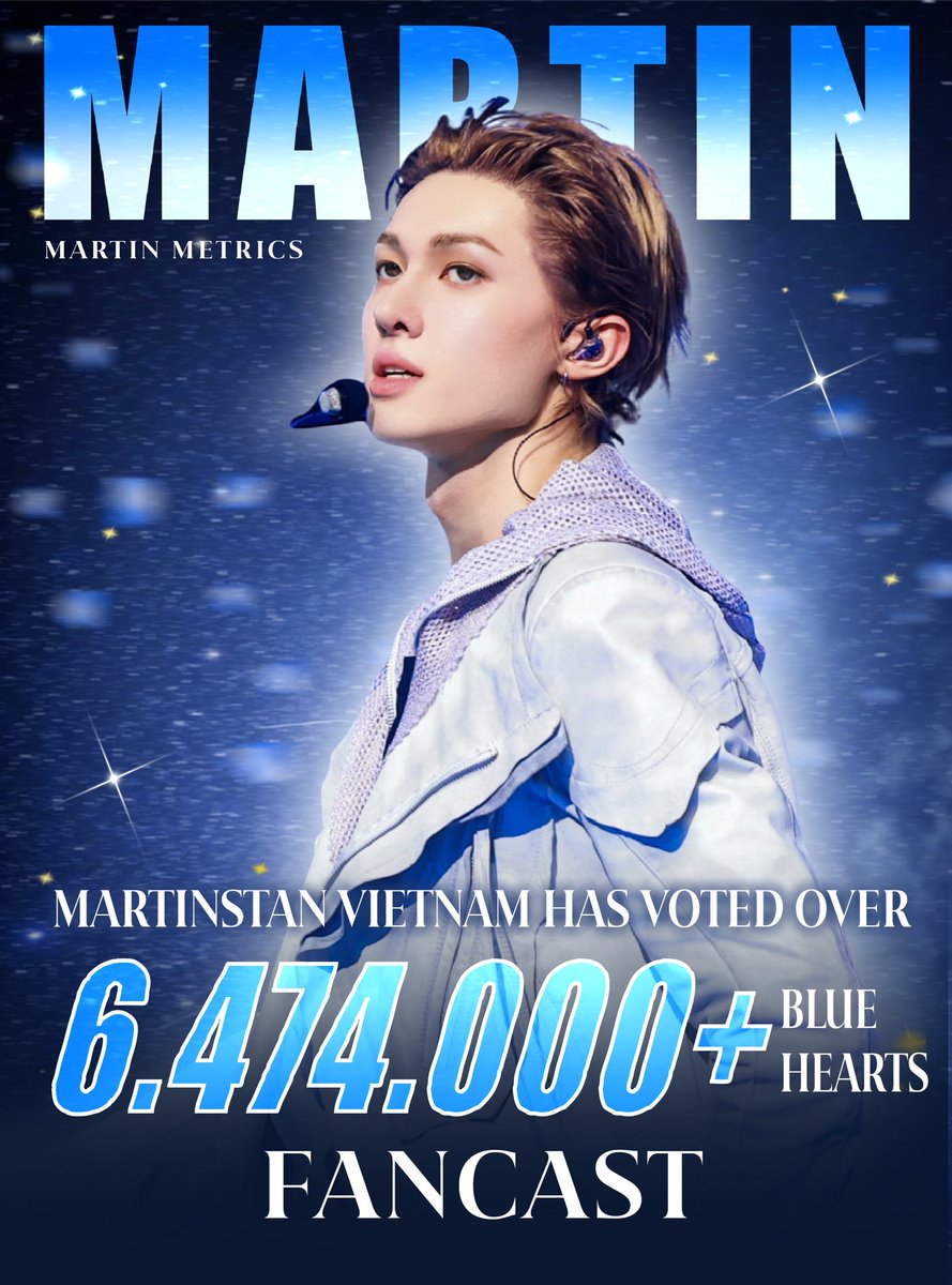 💌 A MESSAGE OF GRATITUDE FROM METRICS 💌

Martin has officially claimed his very first physical trophy in the KGMA Artist of March: Rookie category. This is not just a victory, but the clearest proof of the unity and powerful love of the Vietnamese Martinstan community.