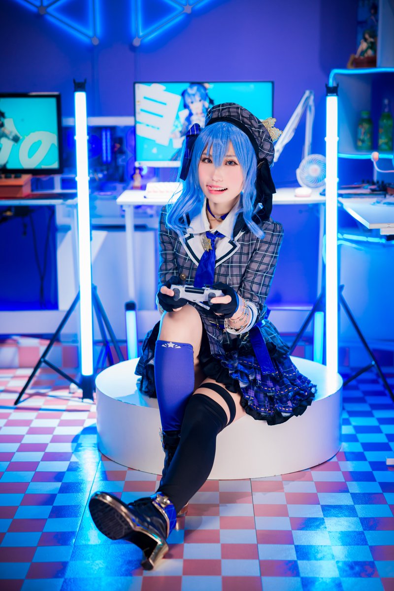 shunut's tweet photo. #hololive #cosplay

홀로라이브🩵 호시마치 스이세이 

彗星の如く現れたスターの原石！
バーチャルアイドルの星街すいせいです！

📸@pepsimanz 펩시맨님 https://t.co/ZPr45y6AZy