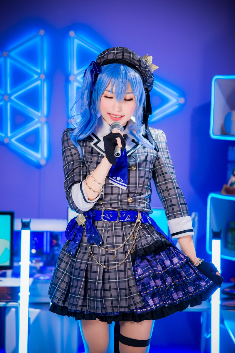 shunut's tweet photo. #hololive #cosplay

홀로라이브🩵 호시마치 스이세이 

彗星の如く現れたスターの原石！
バーチャルアイドルの星街すいせいです！

📸@pepsimanz 펩시맨님 https://t.co/ZPr45y6AZy