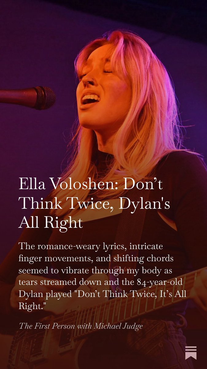 MJUDGE_TFP's tweet photo. Ella Voloshen: Don’t Think Twice, Dylan's All Right, by @MJUDGE_TFP https://t.co/KS1ctNqSUA https://t.co/kXam1bLDvc