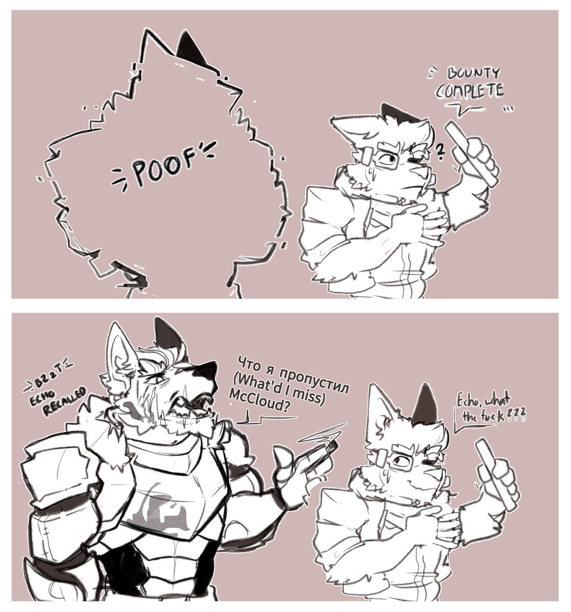 TelltaleCoyote's tweet photo. Fox is still adapting to the mercenary scene of the Frontier, Echo is always willing to lend a hand.
#artpost #furry #starfox #oathbound #scifi https://t.co/GYble8lWR8